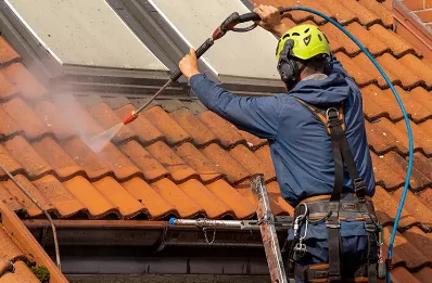 Démoussage et hydrofuge de toiture à Massilly